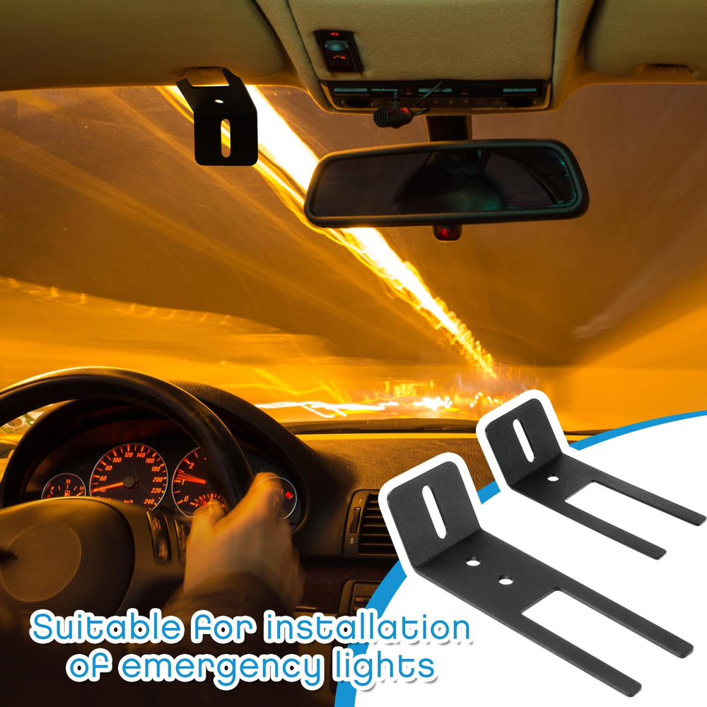Otoolling headliner visor bracket stabilizes lighting with minimal disruption.