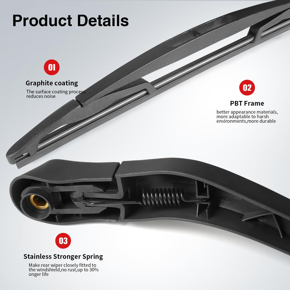 OTUAYAUTO 12 inch rear wiper blade designed for Buick Enclave
