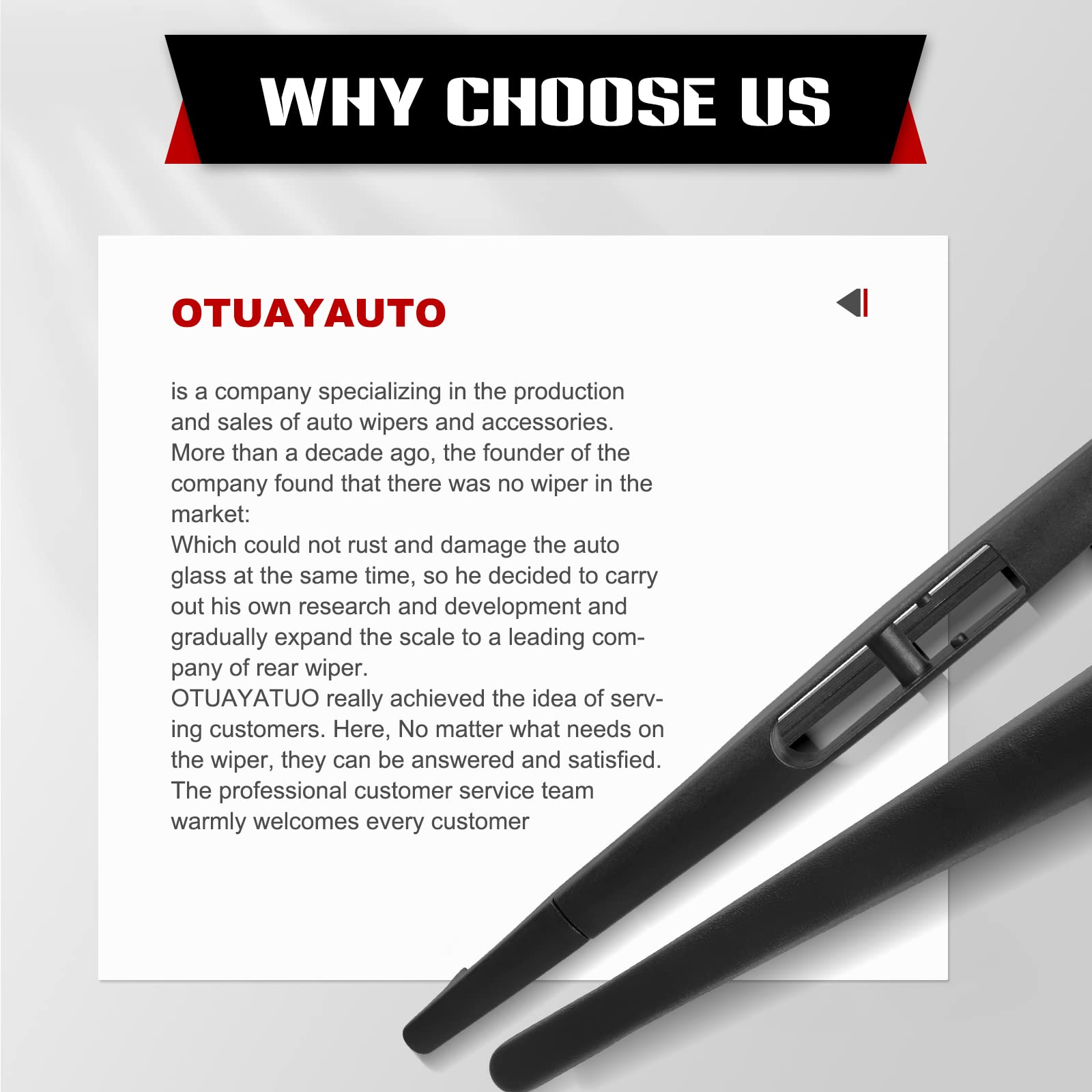 OTUAYAUTO compatible with 2018-2024 Wrangler JL for seamless rear-window integration.