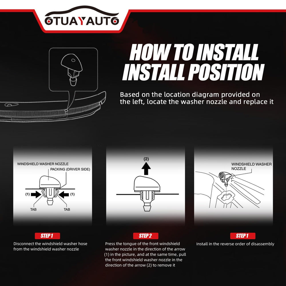 OTUAYAUTO direct replacement packaging illustrates easy swap.