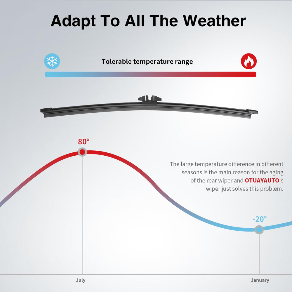OTUAYAUTO easy installation for a quick rear wiper upgrade.