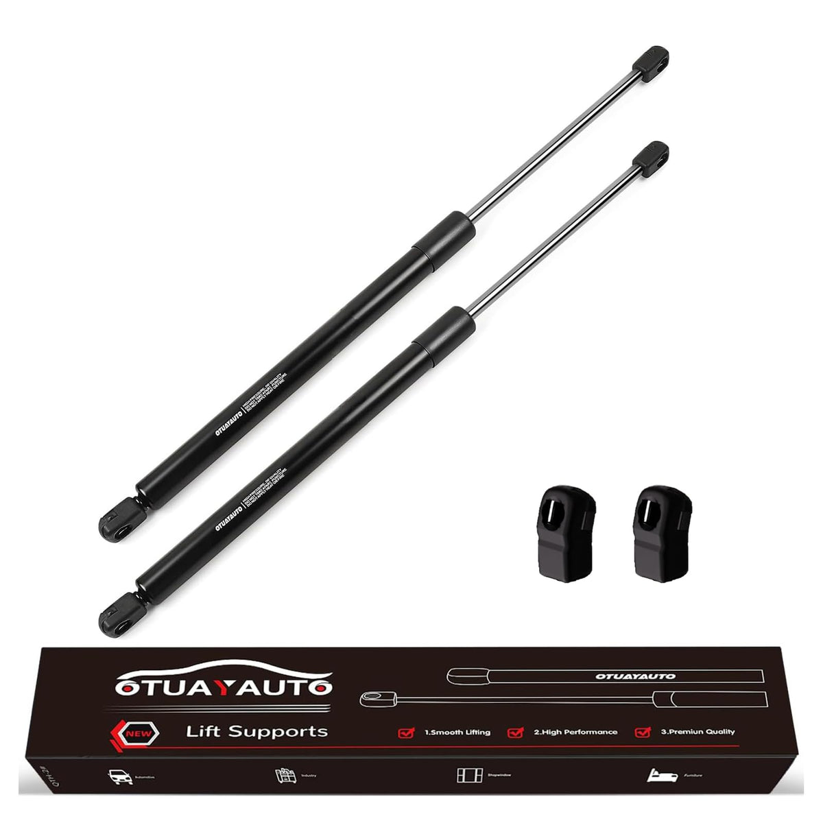 OTUAYAUTO hood shocks in use on a 2012-2018 Camry for smoother lifting