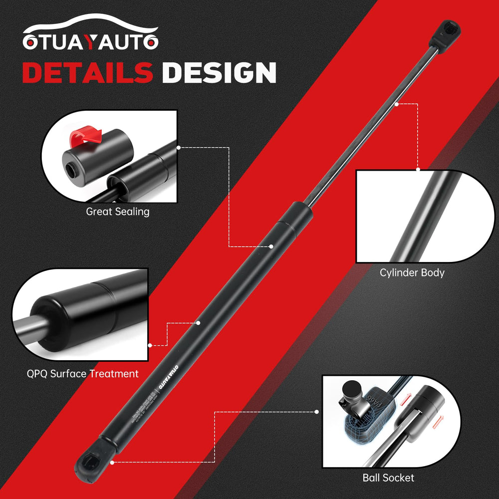 OTUAYAUTO hood strut assembly with standard mounts mirrors OEM style