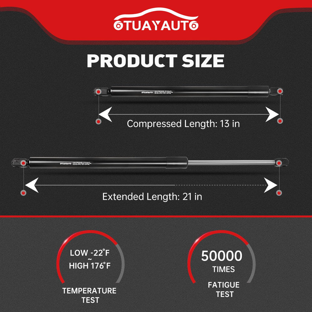 OTUAYAUTO lift support assembly closeup highlighting durable piston and smooth operation.
