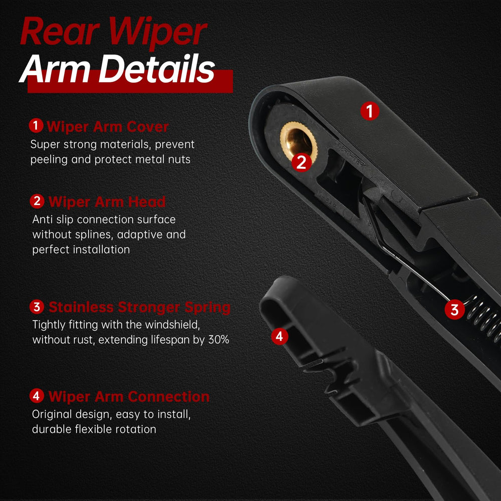 OTUAYAUTO OE style rear wiper assembly ready for OEM fit