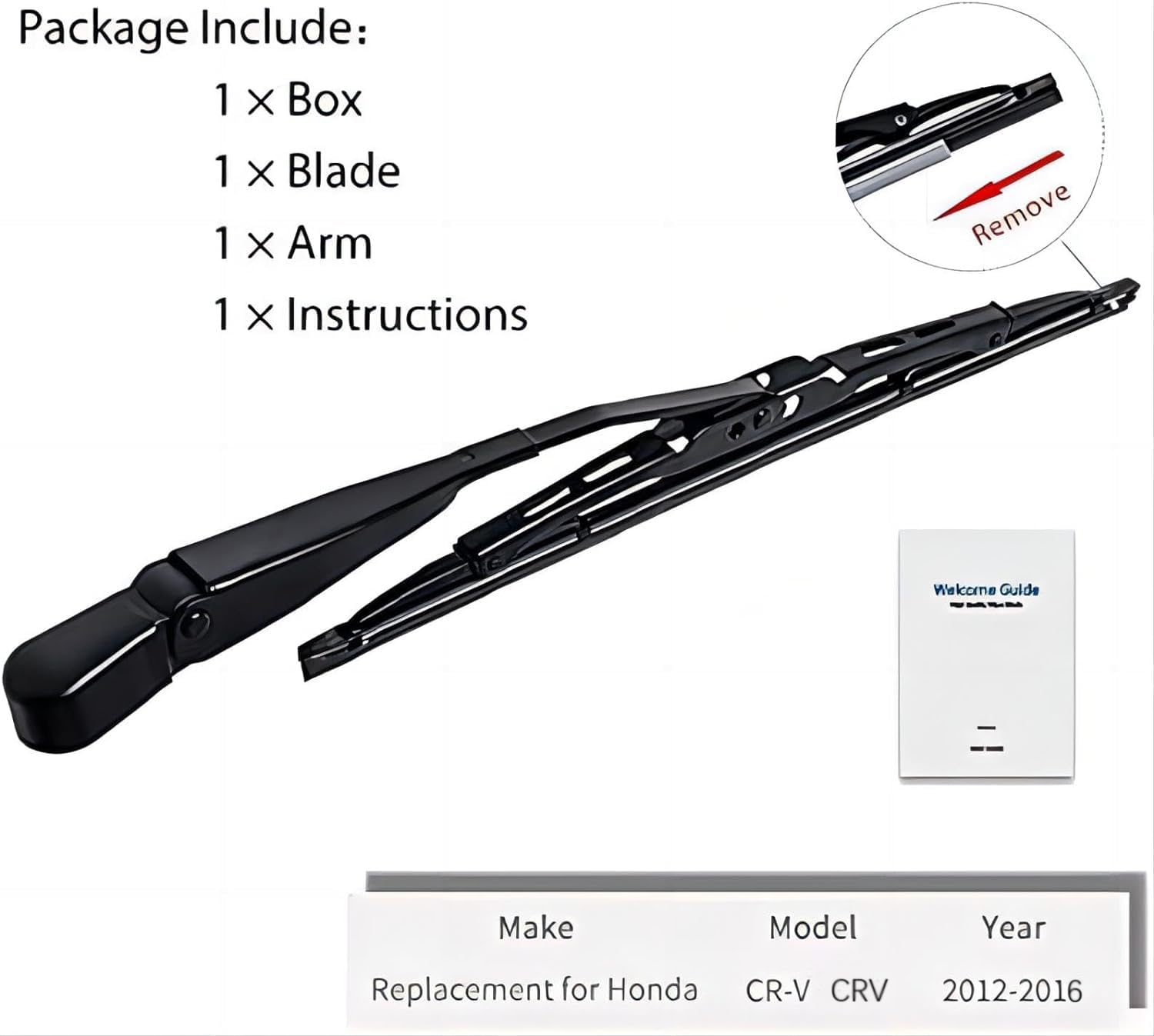 OTUAYAUTO OEM-style wiper kit 76720-T0A-003 for Honda CR-V.