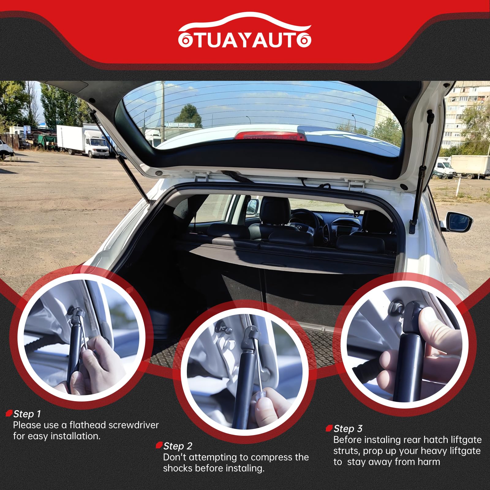 OTUAYAUTO quality-tested components promote reliable tailgate performance.