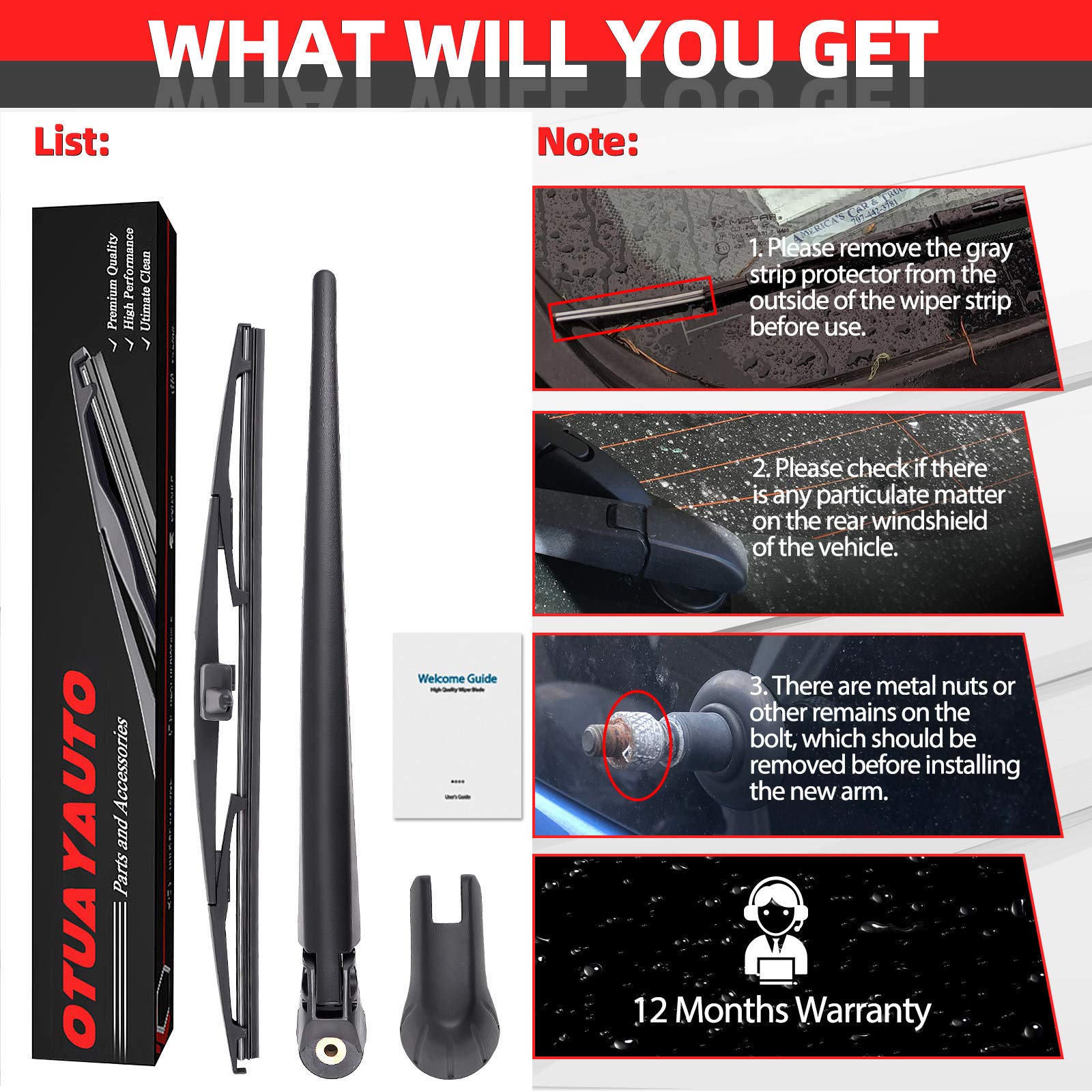 OTUAYAUTO quick-fit feature enables safe replacement in seconds.
