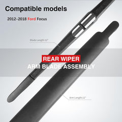 OTUAYAUTO rear wiper arm assembly compatible with Focus 2012-2018