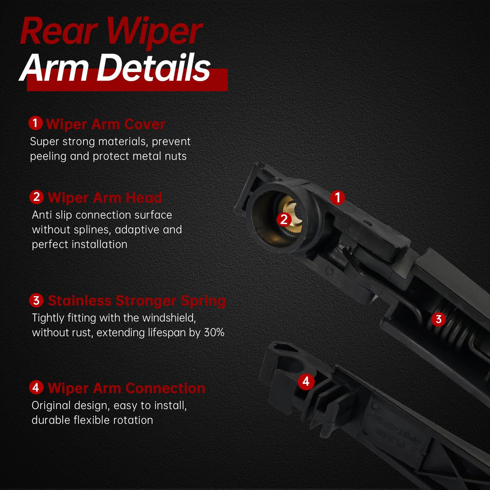 OTUAYAUTO rear wiper-arm cover assembly for reliable rear window performance.