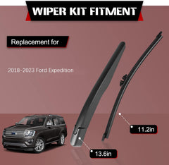 OTUAYAUTO precision-cut rear wiper blade ensures precise fit on Ford Expedition.