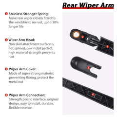 OTUAYAUTO rear wiper blade set for Lincoln Navigator enhances wiping in wet conditions