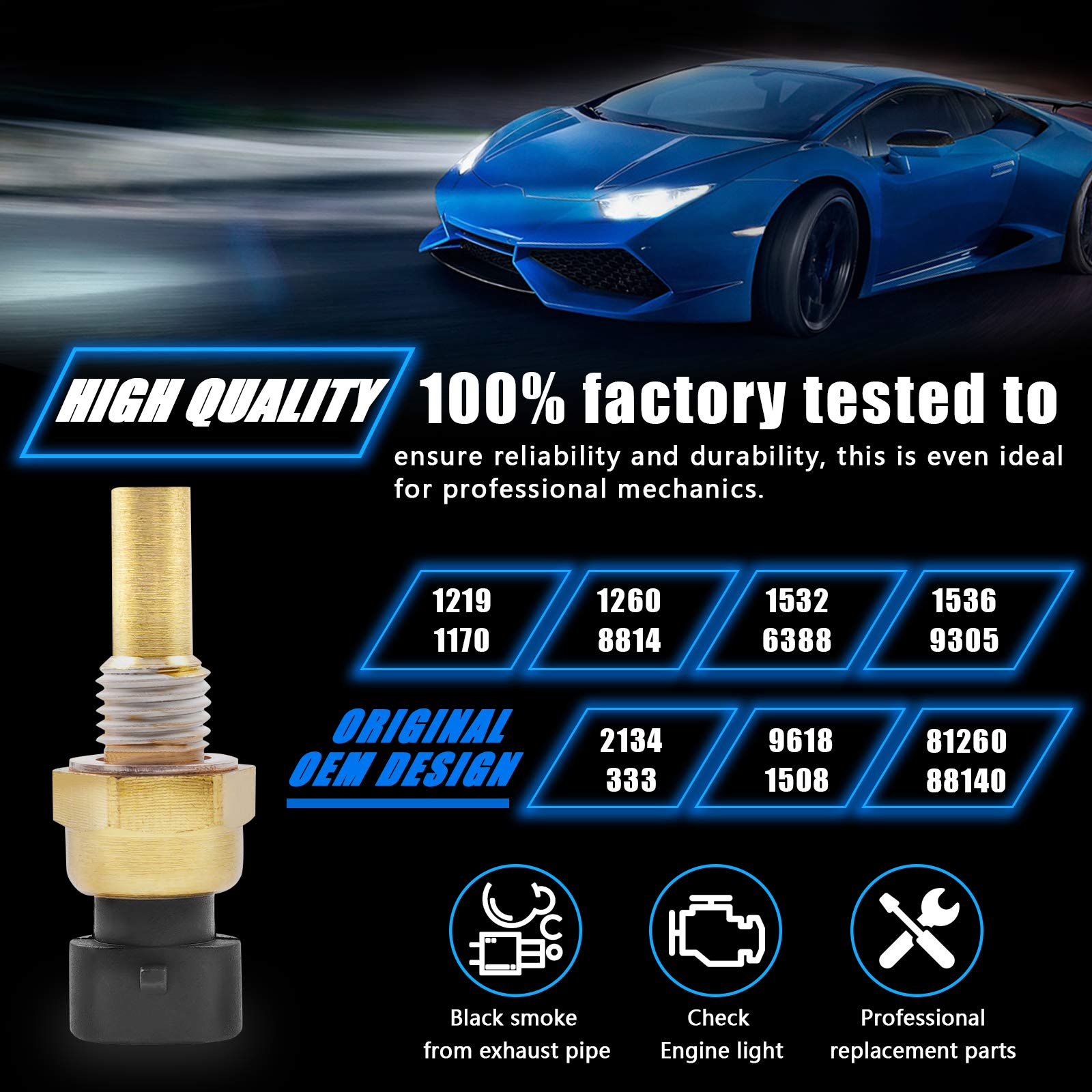 OTUAYAUTO Chevy Silverado temp sensor replacement ensures accurate readings and smooth starts