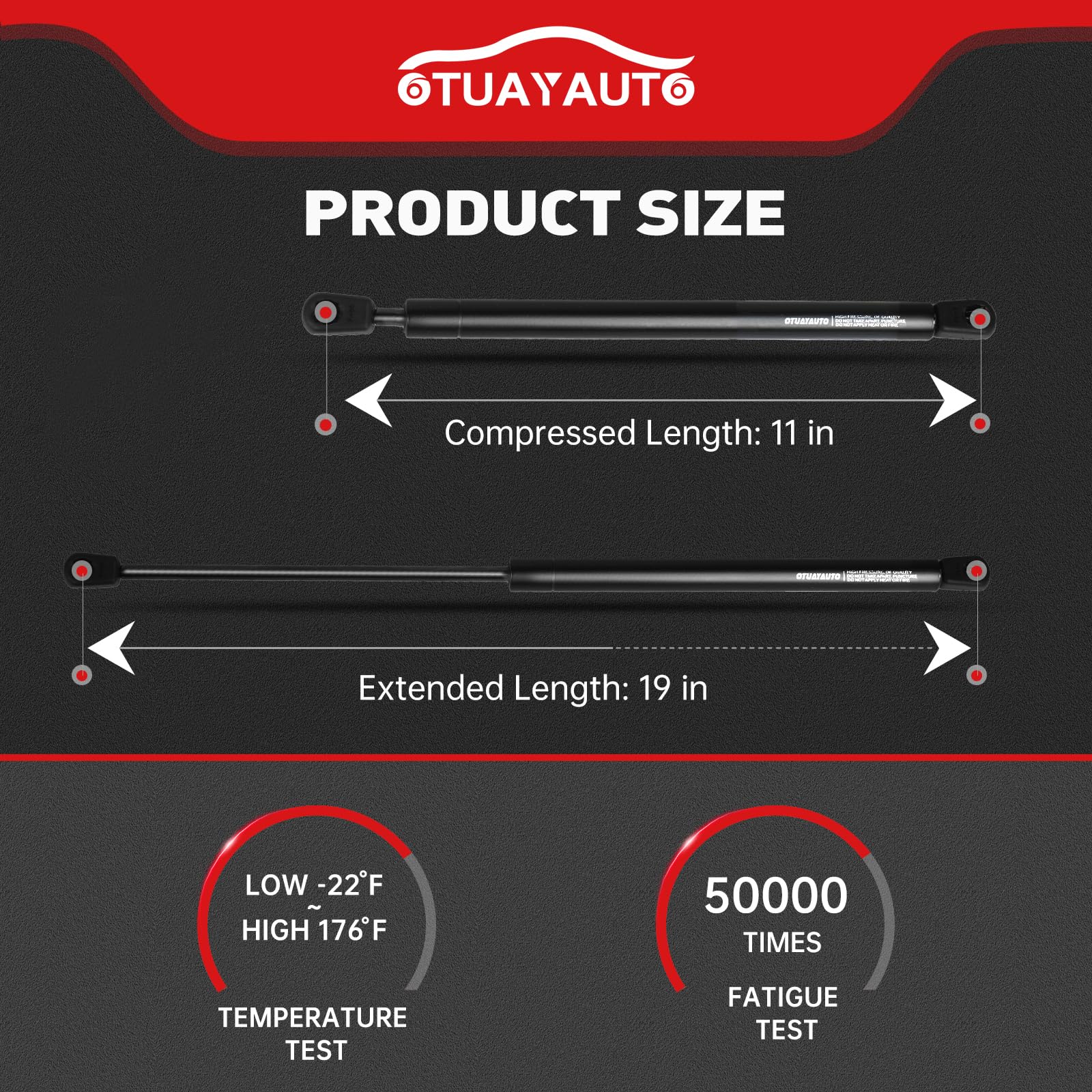 OTUAYAUTO assembly closeup shows durable piston and joint construction for reliability