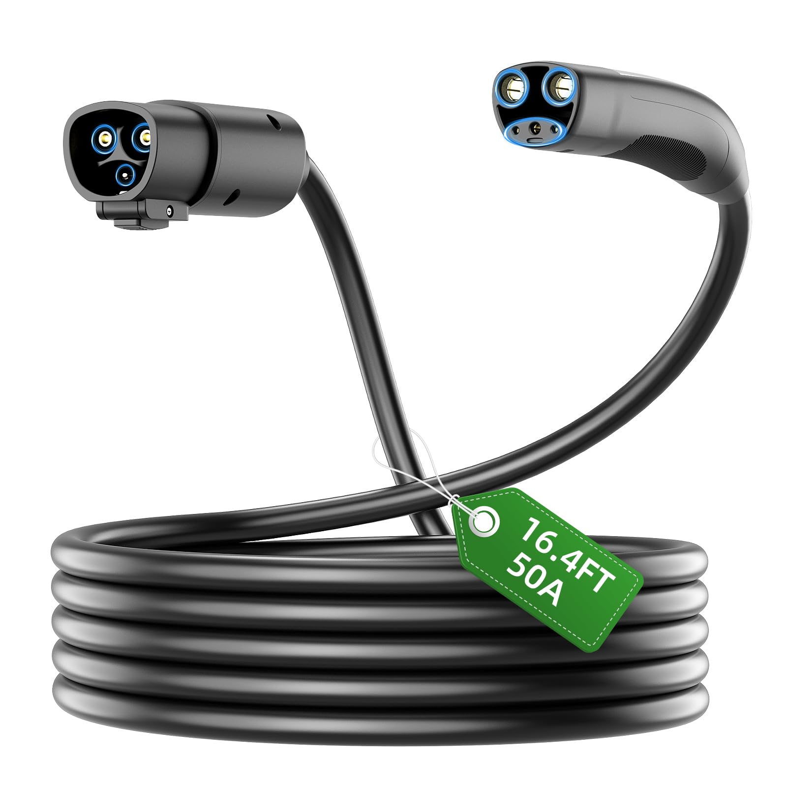 Otytkgo NACS extension 16-4ft cable for extended Tesla charging at home.