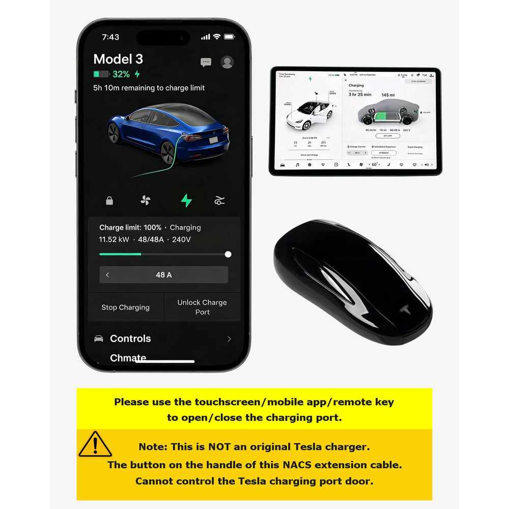 Otytkgo NACS extension offers Tesla Wall Connector compatibility for Level 1 and 2 charging.