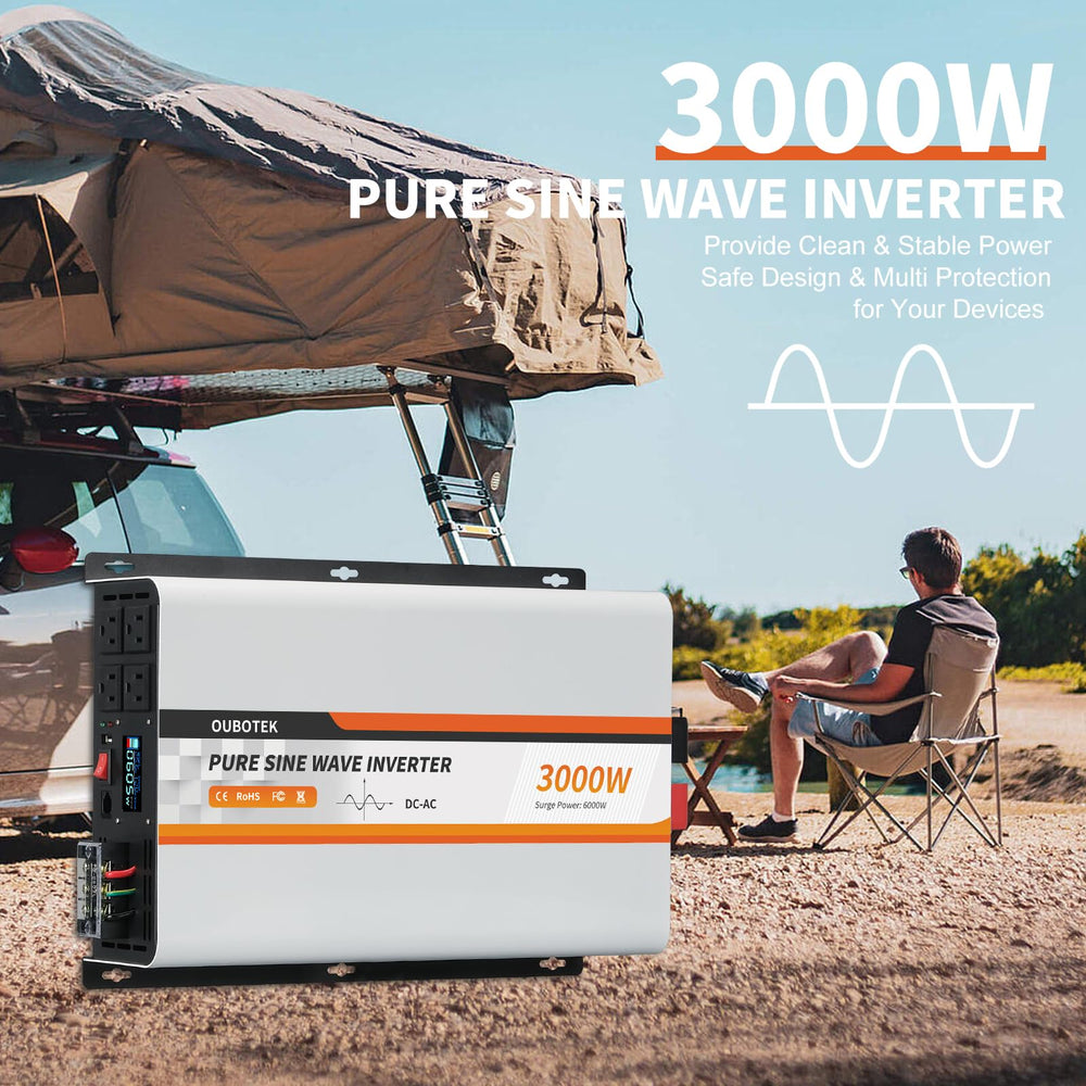 OUBOTEK inverter package contents with tools and manual