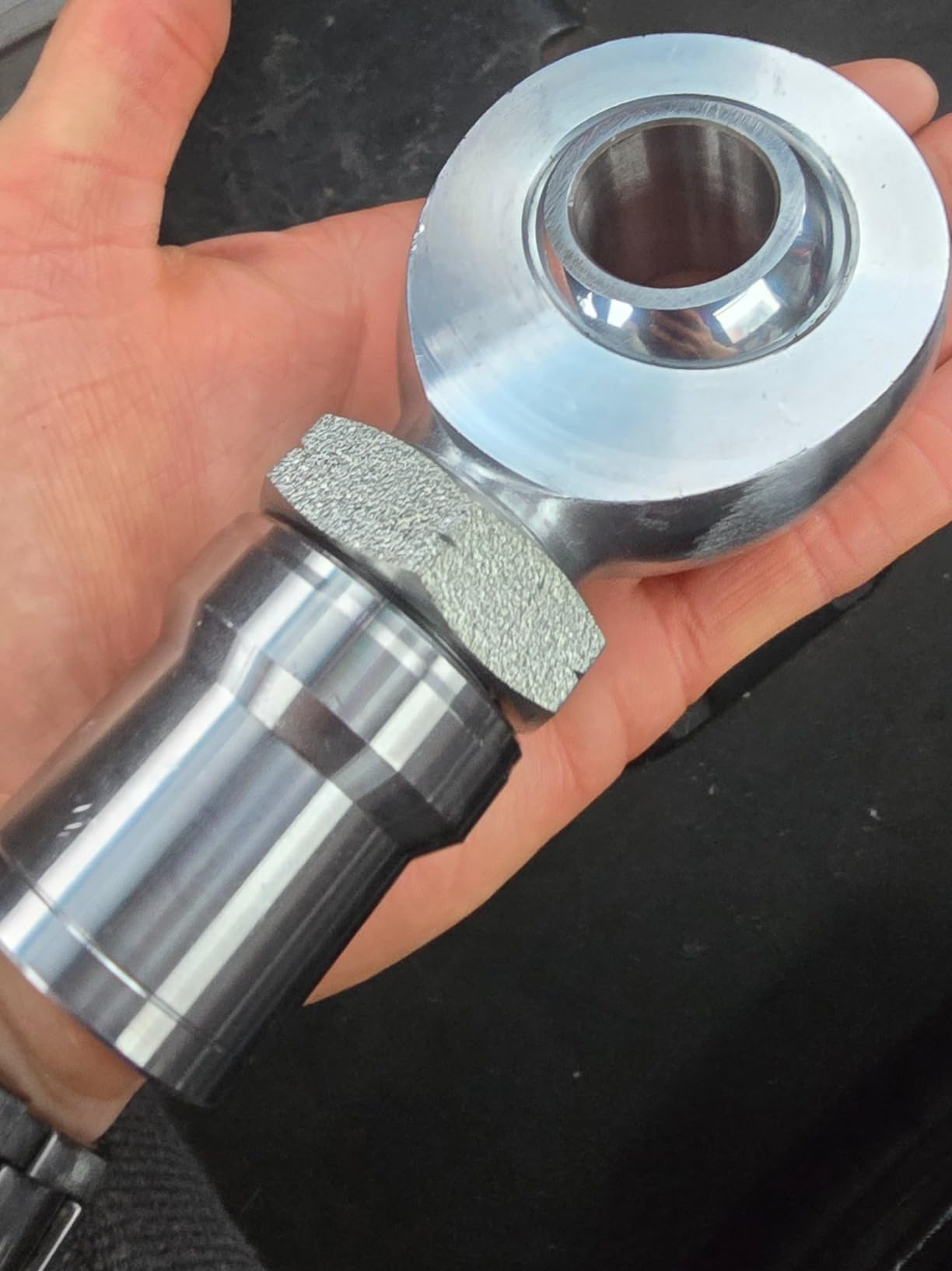 OUBULU Heim joints in hot-rod steering linkage for reliable control