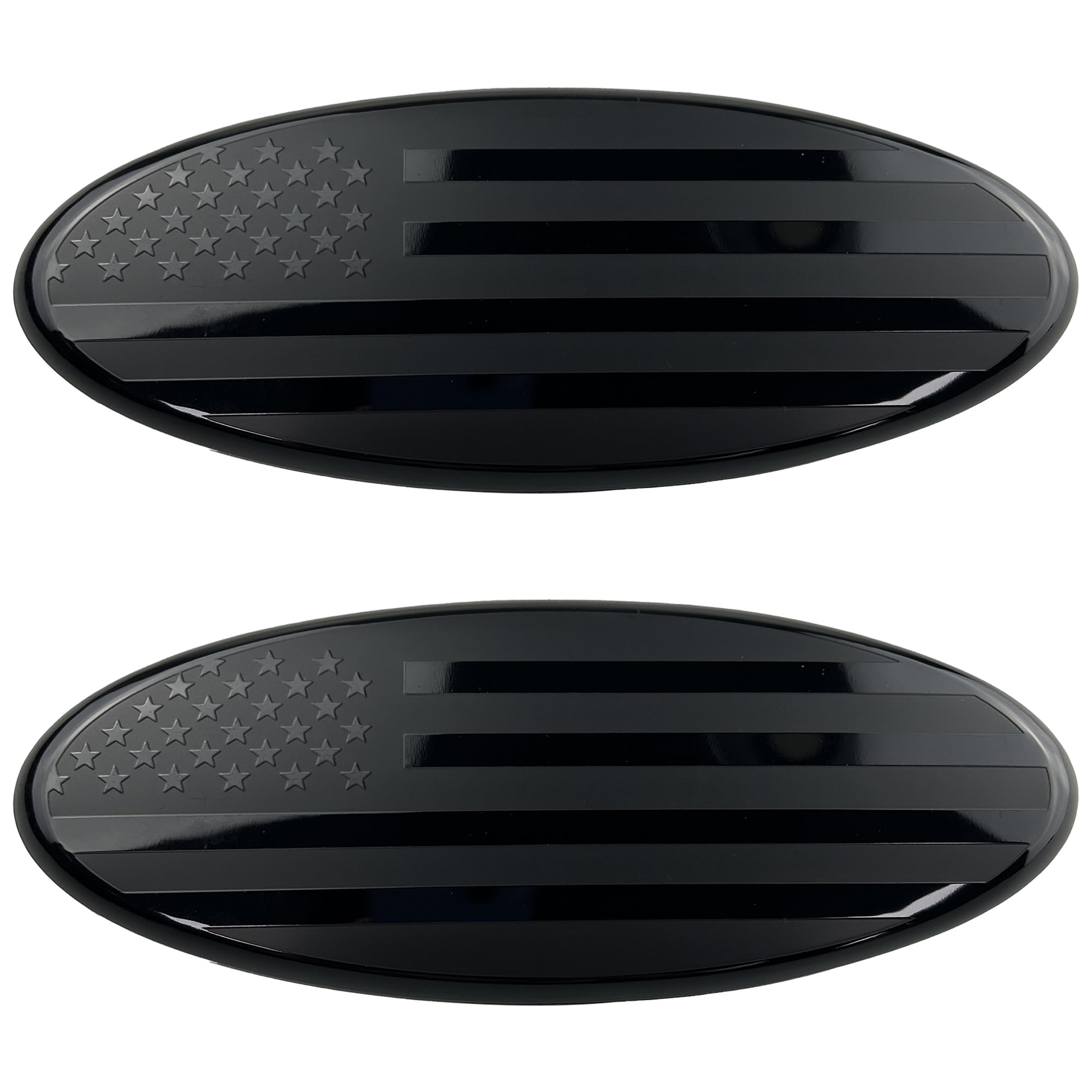 OUESAAS front grille emblem with American flag design for Ford trucks boosts curb appeal