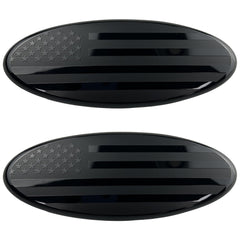 OUESAAS front grille emblem with American flag design for Ford trucks boosts curb appeal