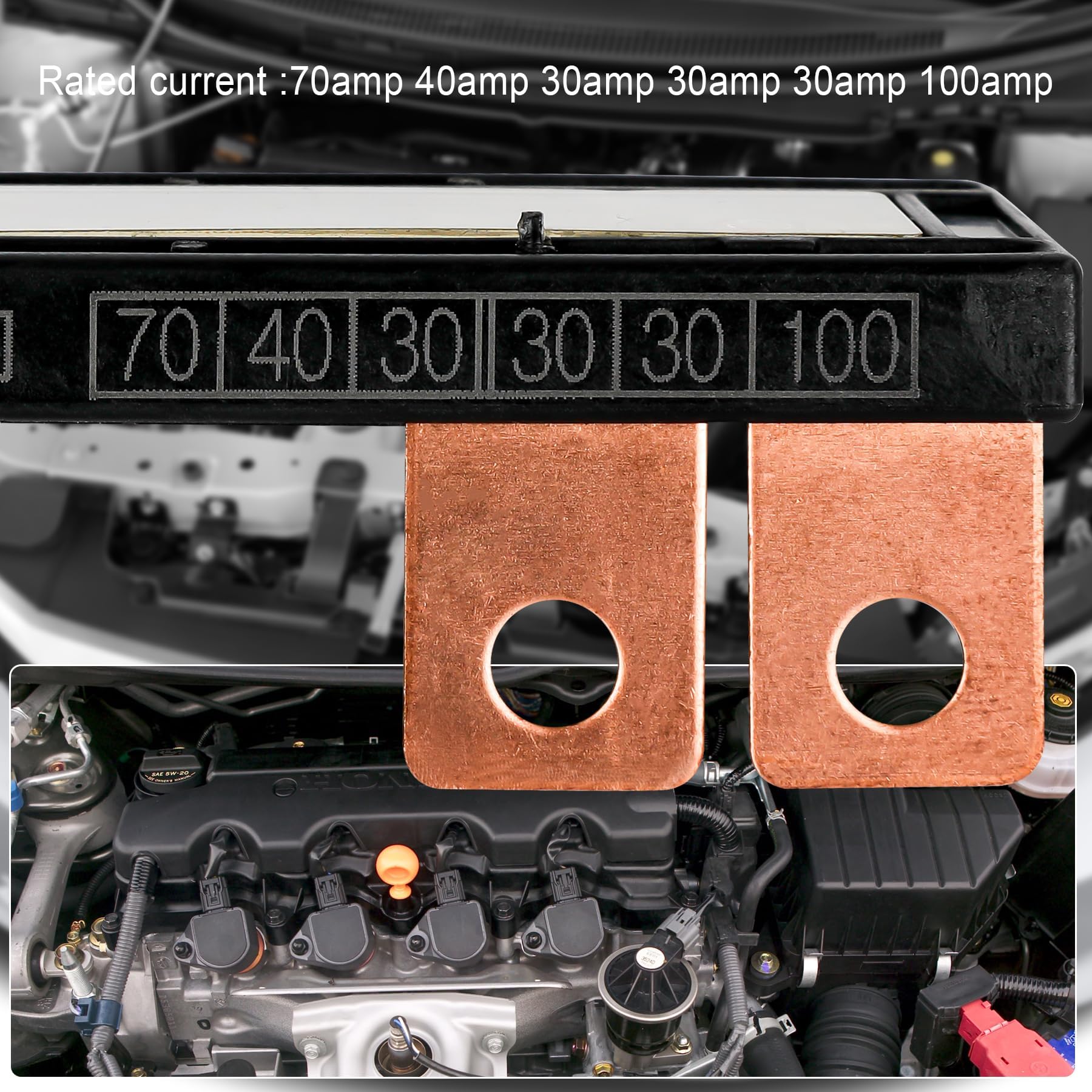 OUKENS 38231-T0A-A01 ABS metal construction for heat resistance and durability
