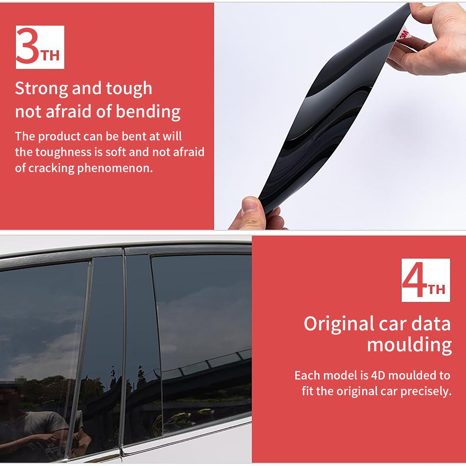 OUKENS easy-install adhesive film removes without paint damage