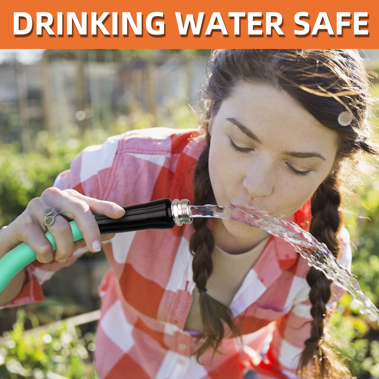 OULEME 35ft water hose leak-free performance under varying pressures.