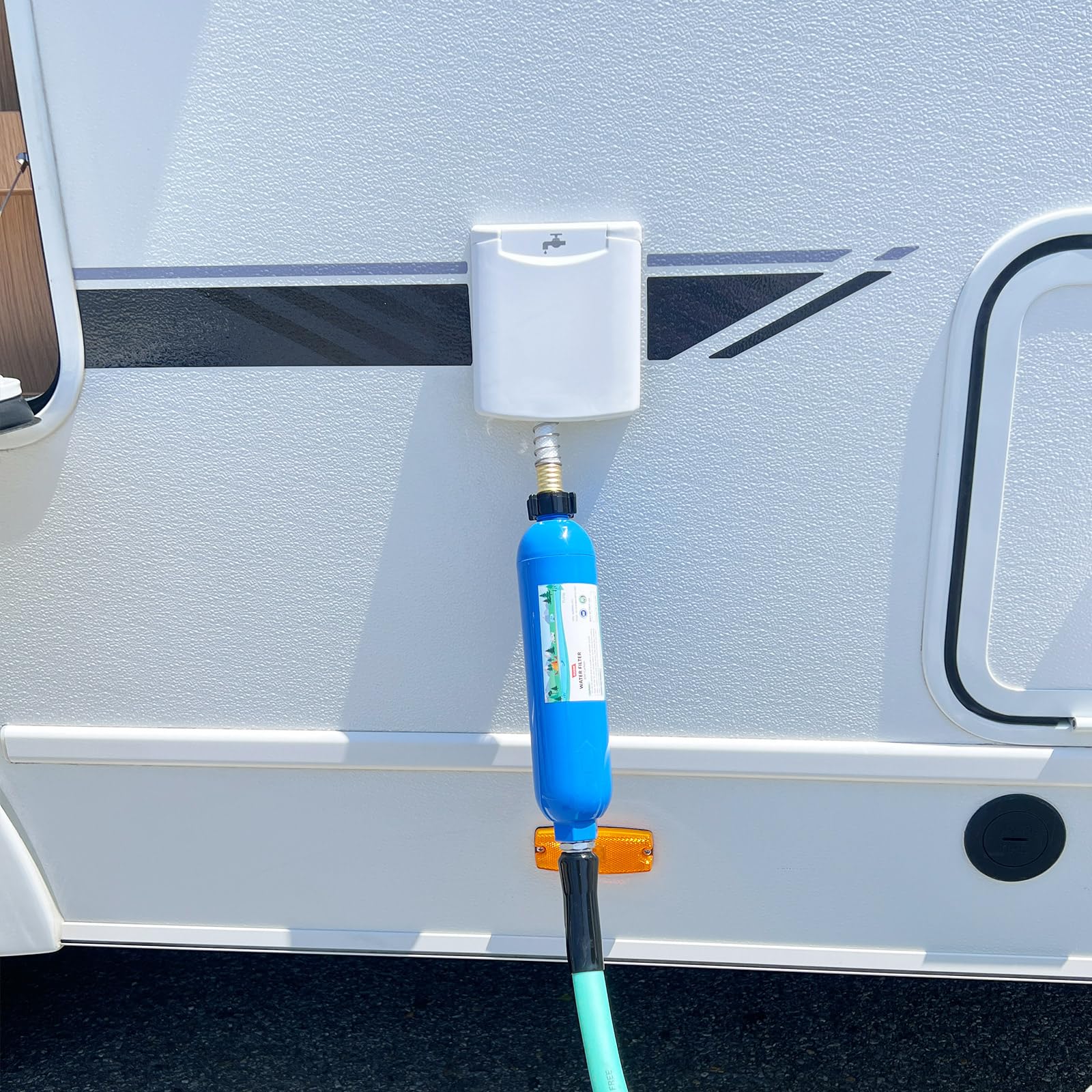 OULEME 4-pack inline water filter for ongoing filtration
