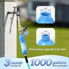 OULEME inline water filter boat marine use for versatile vessel filtration