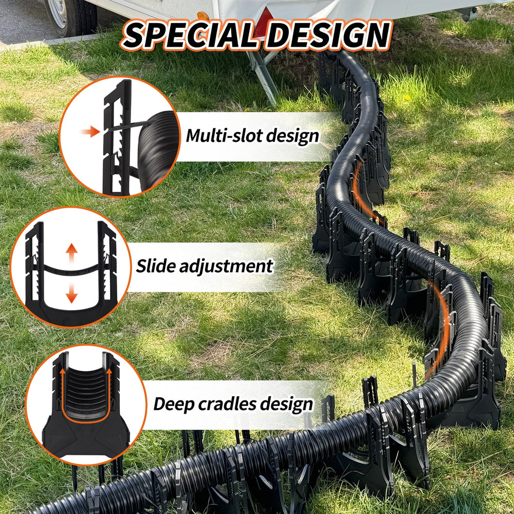 OULEME organ-style design enables quick setup and flexible directional adjustment.
