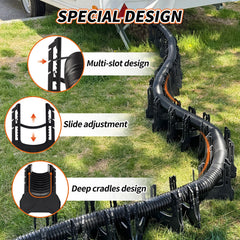 OULEME organ-style design enables quick setup and flexible directional adjustment.