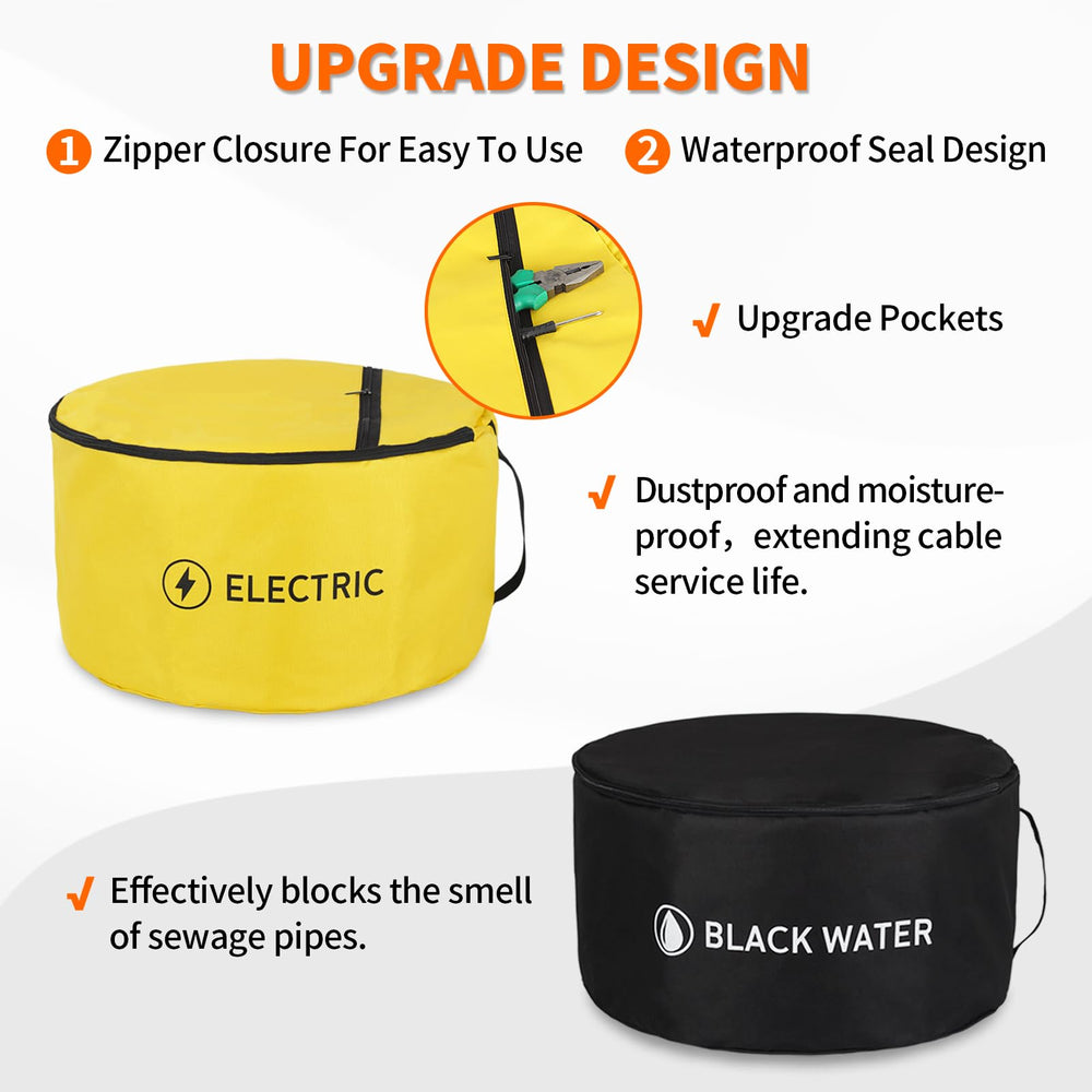 OULEME storage bag with straps for secure garage or shed organization.