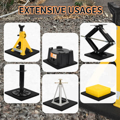 OULEME RV Leveling Block Flex Pad anti-slip surface protects blocks.