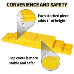 OULEME 8.5x8.5 inch block dimensions aid planning.