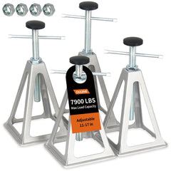 OULEME RV stabilizer jacks setup for level camping