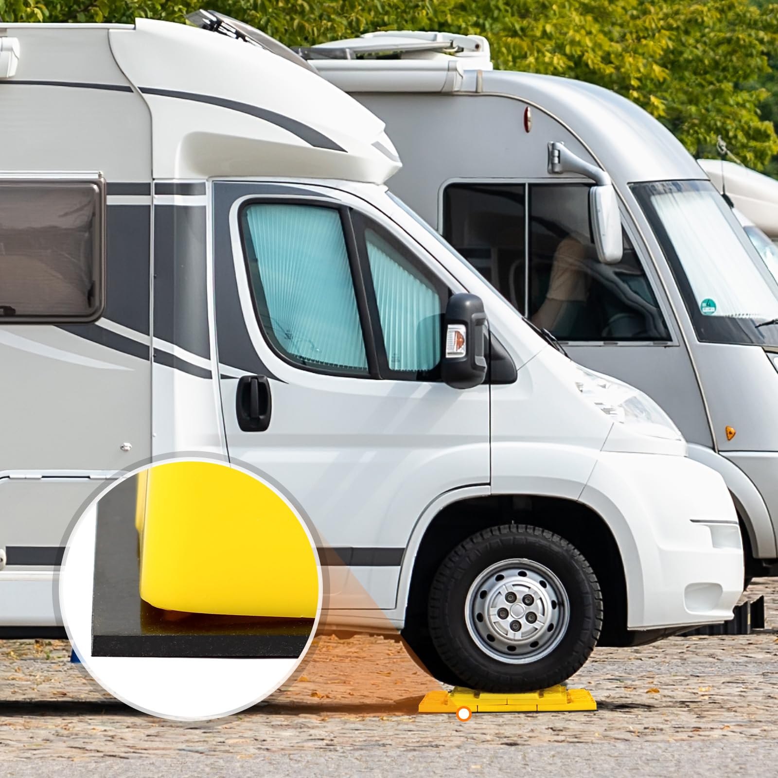 OULEME two-pack rubber mats for levelers and ramps