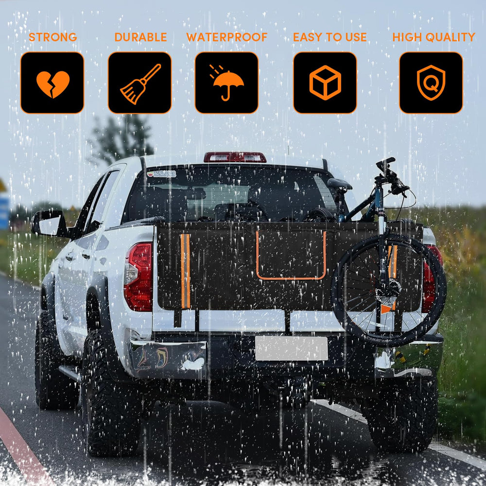 Oulisen tailgate pad supports up to five bikes for secure transport