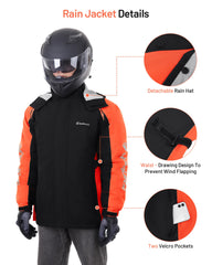 Oumurs detachable hood for quick storage and versatile wearing.