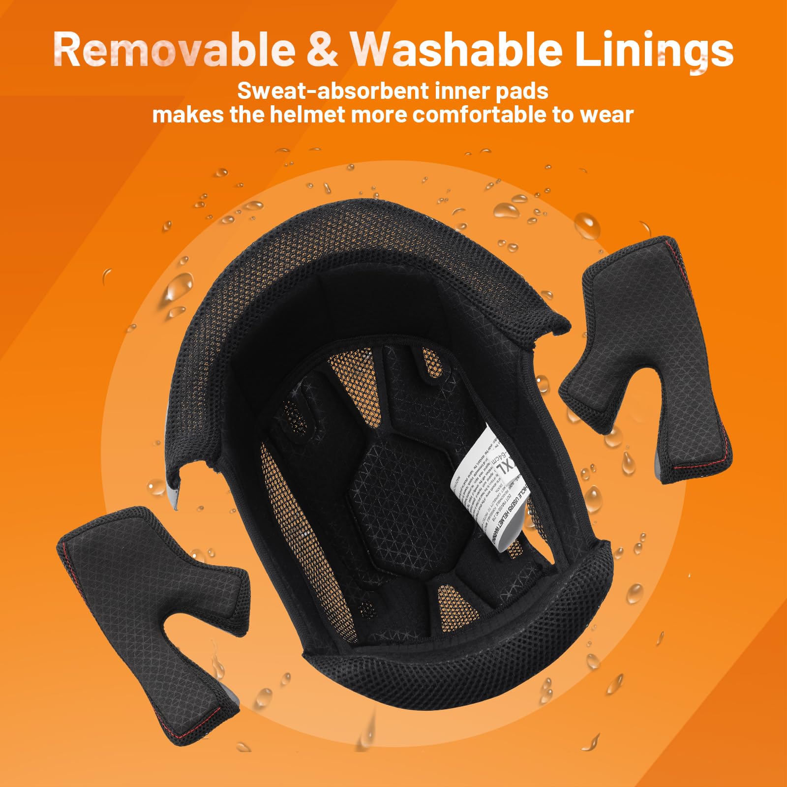 OUMURS helmet with adjustable sun visor reduces glare on sunny rides.