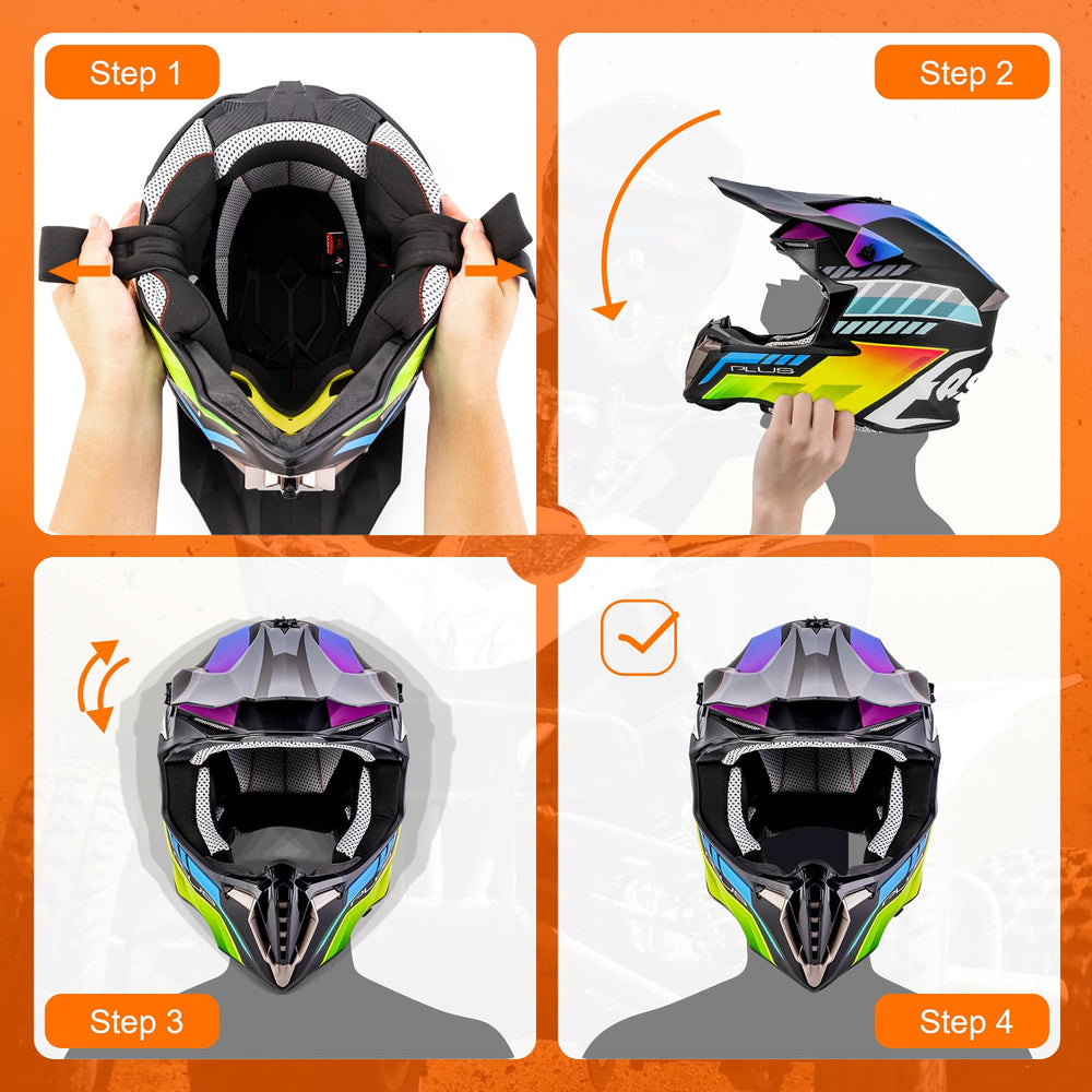 OUMURS helmet quick-release buckle for easy on-off