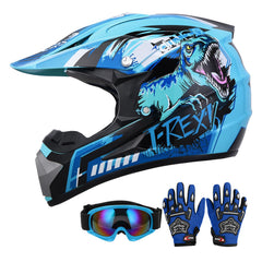 Oumurs DOT Youth helmet front view for motocross and street riding comfort