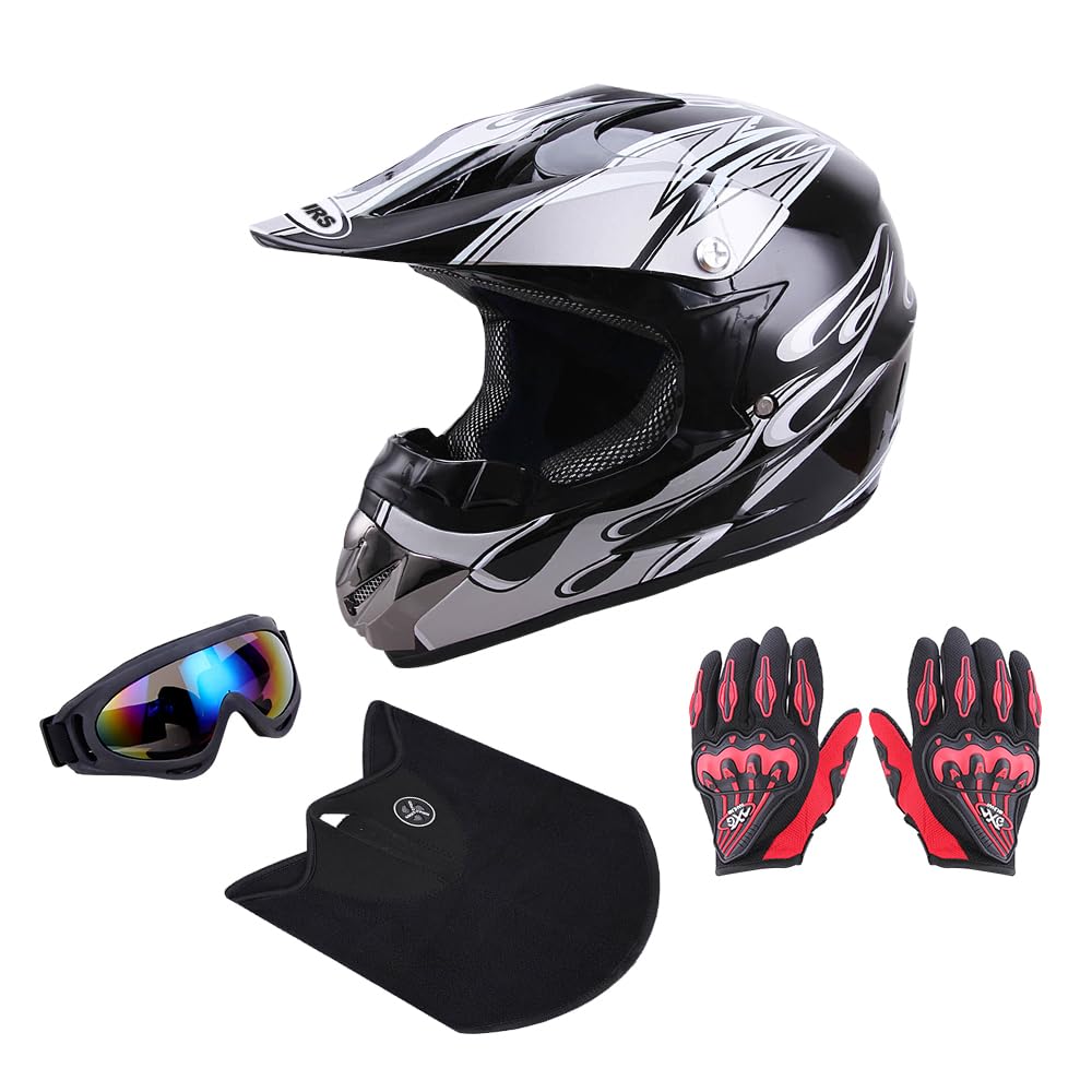 OUMURS double D-ring fasteners secure the helmet firmly.