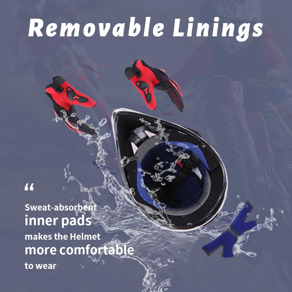 OUMURS goggles improve visibility and wind protection.