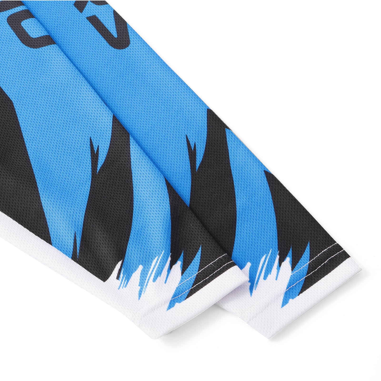 Oumurs Youth Motocross Jersey moisture-wicking fabric keeps wearers comfortable.