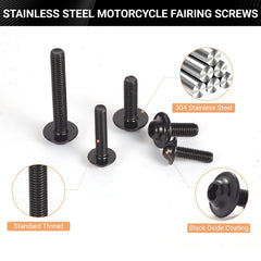 M6 and M5 bolts from Ouronoto ready for secure fairing mounting