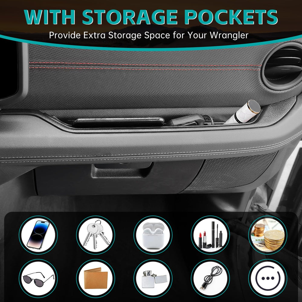 OUSUWO durable ABS material for rugged jeep interiors and easy cleaning.
