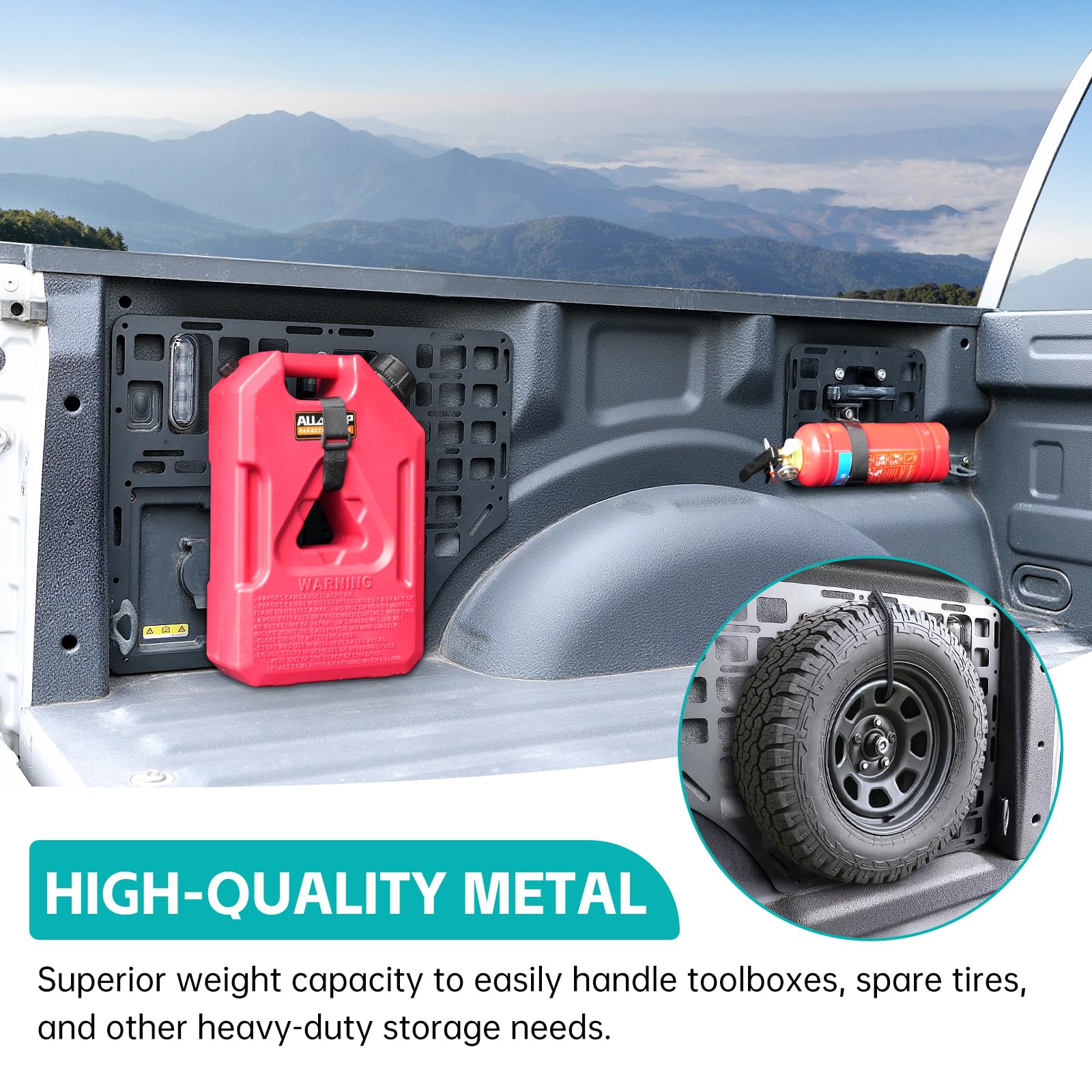 OUSUWO molle panel grid design keeps gear secure and accessible