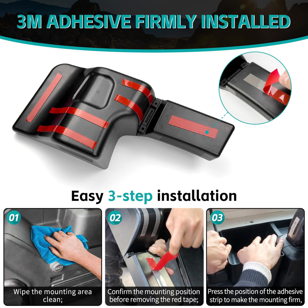 OUSUWO multi-compartments store phones, keys, and tools with easy access