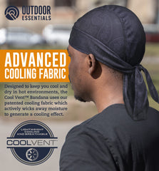 OutdoorEssentials soft polyester-spandex bandana blend highlighting breathable, flexible daily wear.