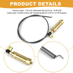 Outopakkle throttle inlet/outlet fittings 1/8 and 1/2 NPT simplify installation